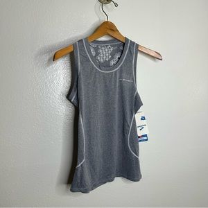 NWT Brooks Versatile EZ Racer Back Tank in Heather Grey XS
